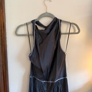 Vince Cowl Neck Halter Maxi Dress